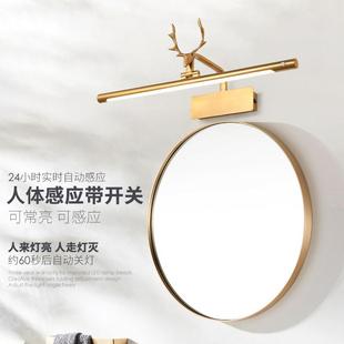 现BL0250代轻奢鹿角人体感应带开关镜前室灯ed卫l生间镜专用柜浴