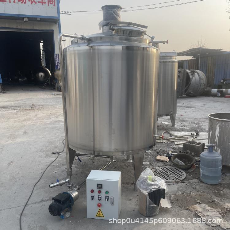 1000升单层搅拌罐不锈钢搅拌机洗衣液车用尿素洗洁精液体搅拌罐