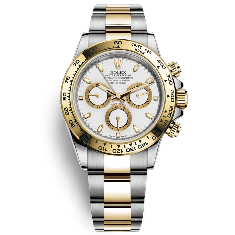 未使用[9.9新]劳力士宇宙计型迪通拿间金自动机械手表男表116503