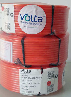 PU圆带聚氨酯圆带食品级三角带VOLTA线心圆带进口圆带线芯三角带