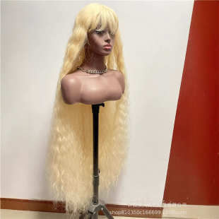非洲女头套长卷发长一米款 刘海假发假发齐头套二欧美