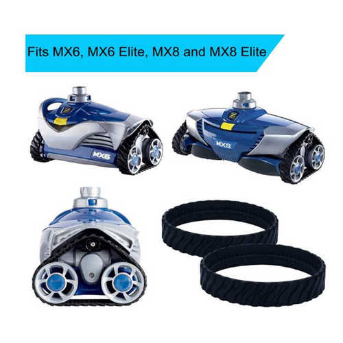 R0526100泳池皮带轨道 适用 Zodiac MX8  Mx6 泳池清洁轮胎 2个装