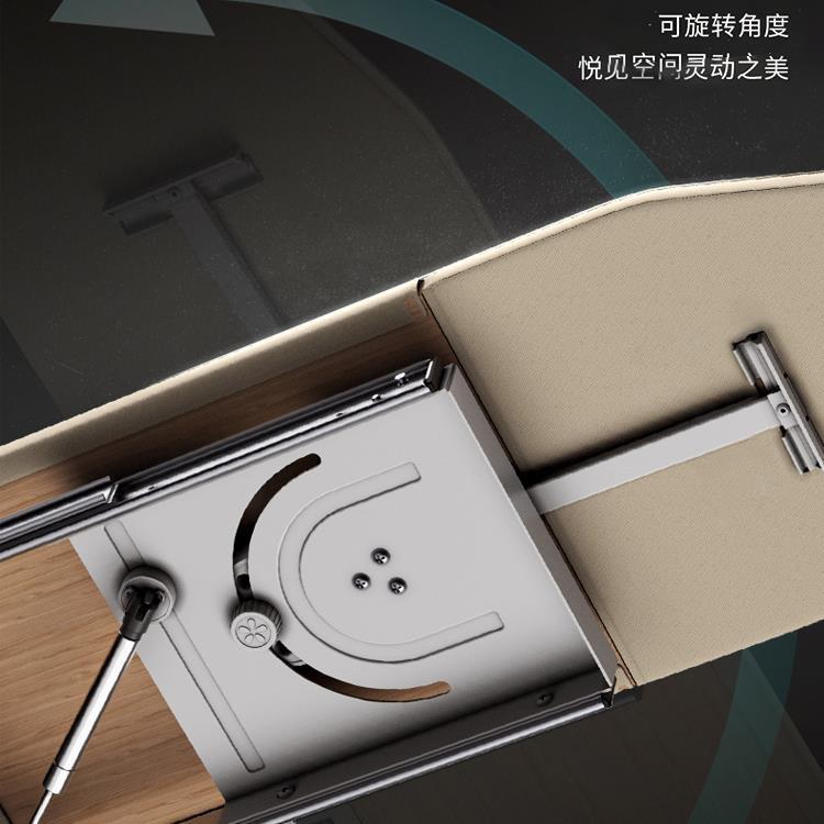 衣帽间衣橱柜内烫衣板缓冲旋转电熨斗衣物架推拉折叠隐藏家用新款