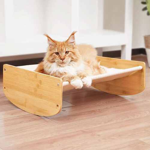 木制宠物猫咪摇摇床定做宠物用品四季通用实木摇篮床猫床定制