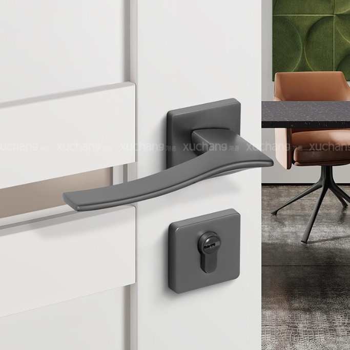 门锁一体锁卧室门把手房门木门锁锁具分体静音室内机械门锁执手锁