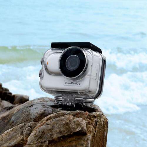 适用于影石lnsta360 go3S防水壳保护壳防摔壳60米潜水壳运动配件
