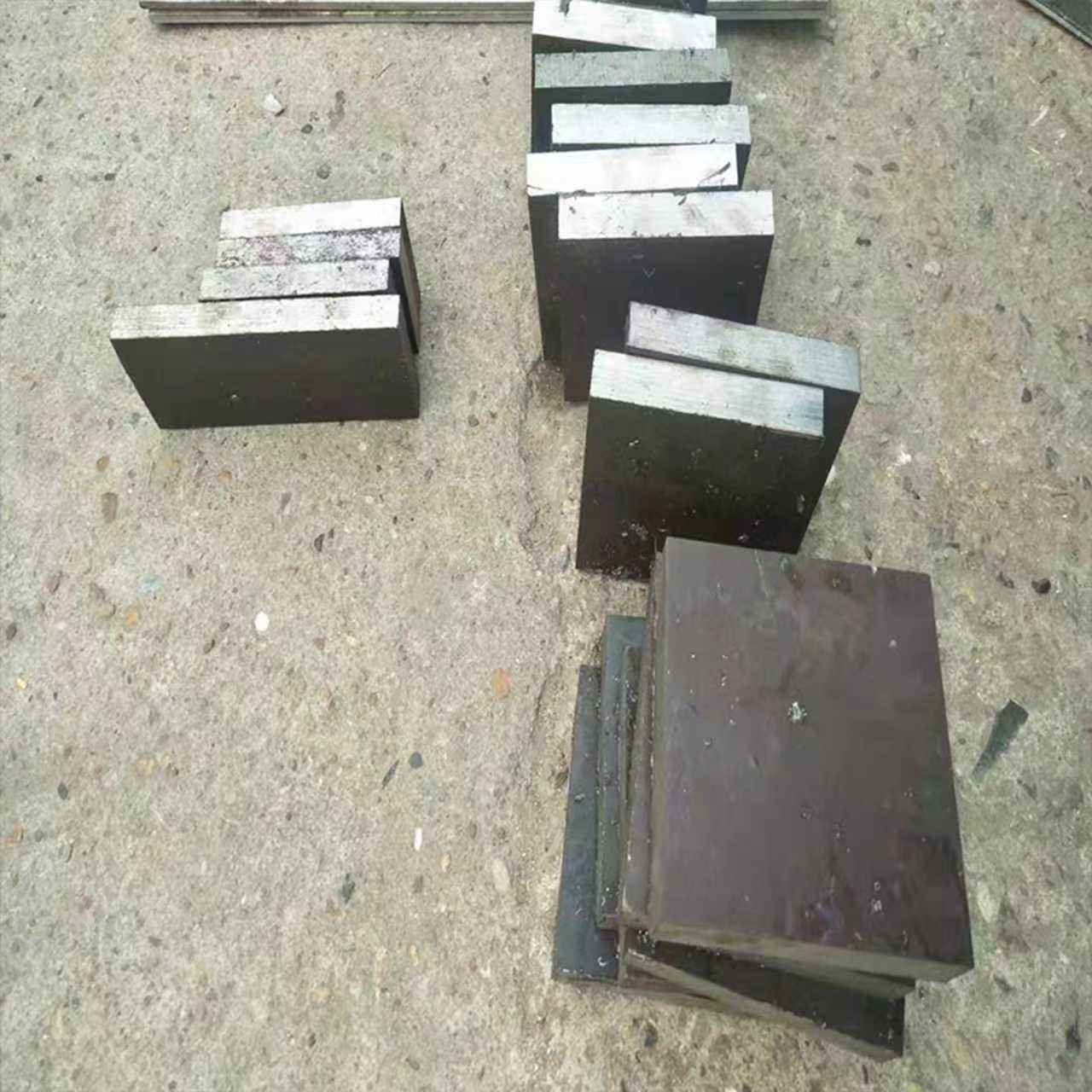 10mm12mm厚碳铁板铁块垫块垫片扁钢配重方铁方钢钢块长条板零切