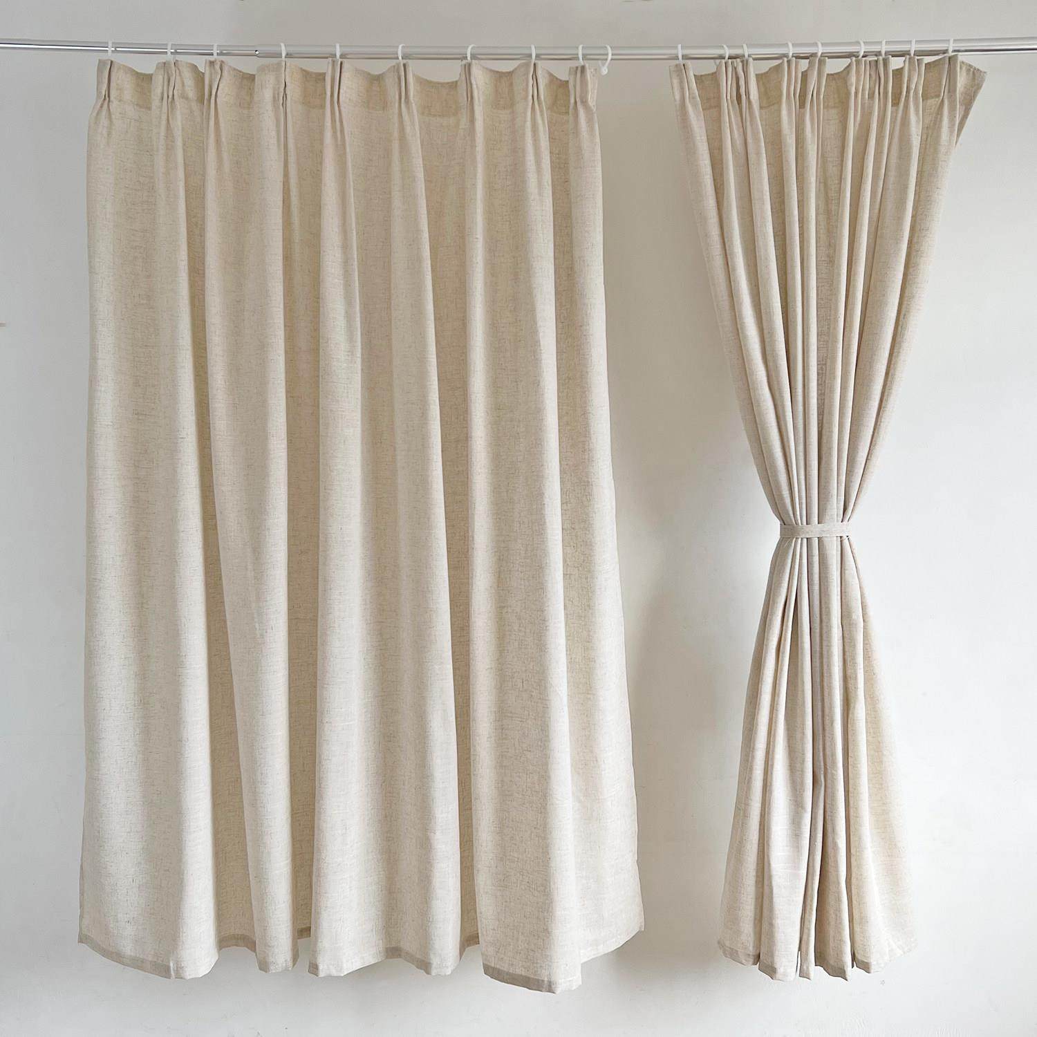 外贸清仓亚麻纱窗帘成品遮光棉麻布落地挂钩式日系窗纱书房卧室客,居家布艺,成品窗帘,淘宝优惠券,粉丝福利购,淘宝优惠卷