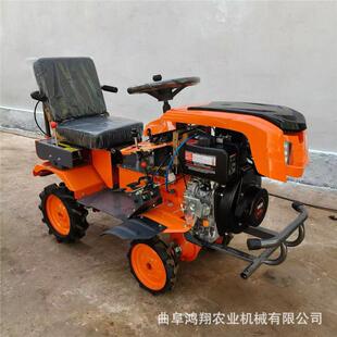 MLC驱坐式小型四微乘耕机农翻整松土除草柴油大马田力旋耕机厂家