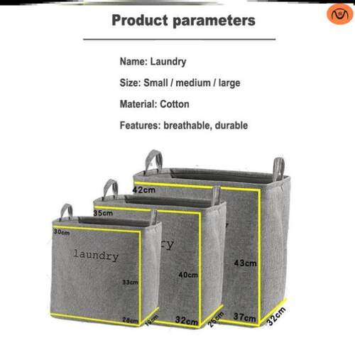 Laundry basket foldable Clothing storage bag/linen basket篮