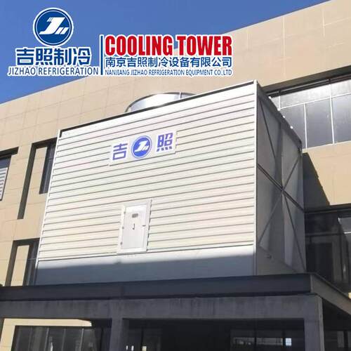 玻璃钢冷却塔热处理换热降温冷却塔镀镁铝锌钢板横流式冷水塔