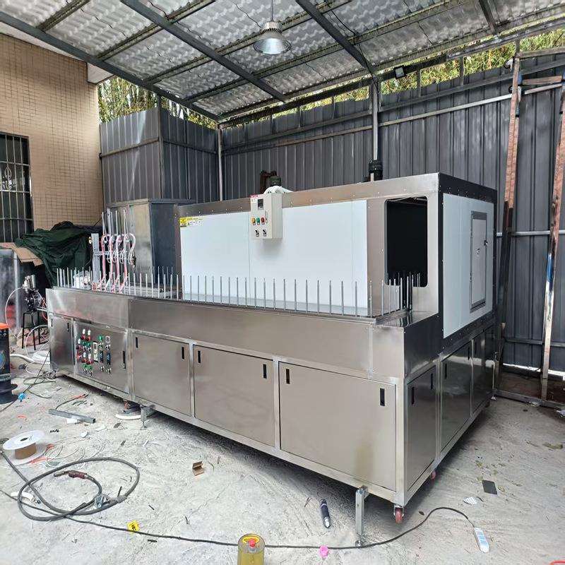 小型一涂一烤全自动喷漆烘干设备塑料钣金五金配件自动喷漆喷涂机