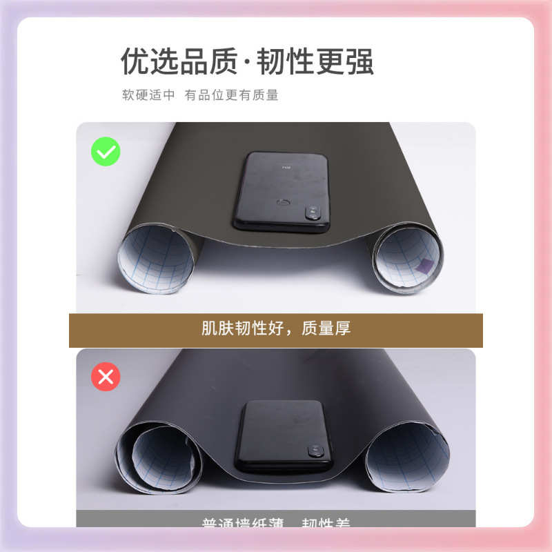 3YK加厚橱柜贴纸厨柜防水防油防潮厨房台面柜子柜门翻新改造