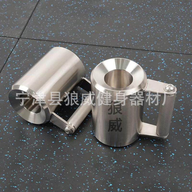 哑铃04不锈钢超重水杯健身家用不锈钢哑铃杯