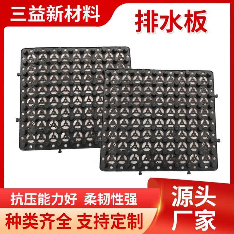 路基排水板抗压塑料蜂窝排水笼园林绿化程疏水板屋顶隔热草坪垫