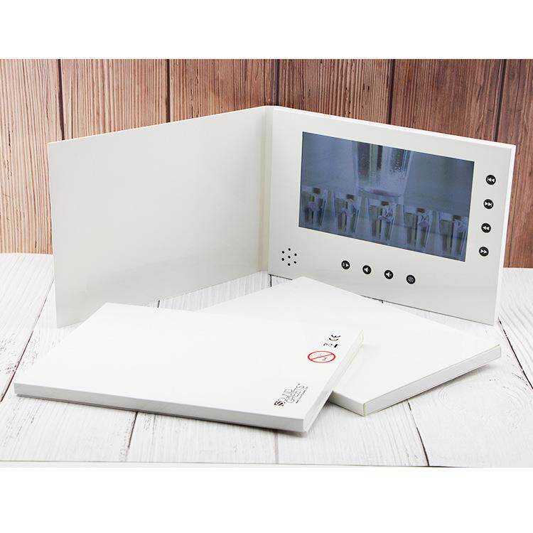 卡纸贺卡videocard纪念册7寸LCD液晶屏宣传册视频播放器画册