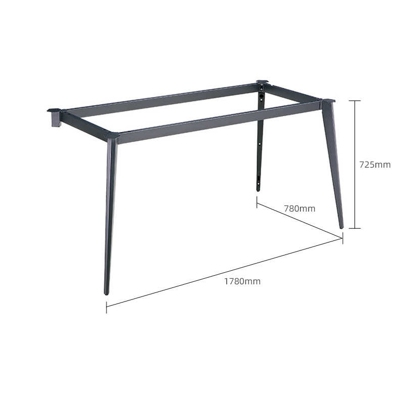 不锈钢桌腿五金钢架 经理办公艺桌脚金属台现货 桌脚铁 支架