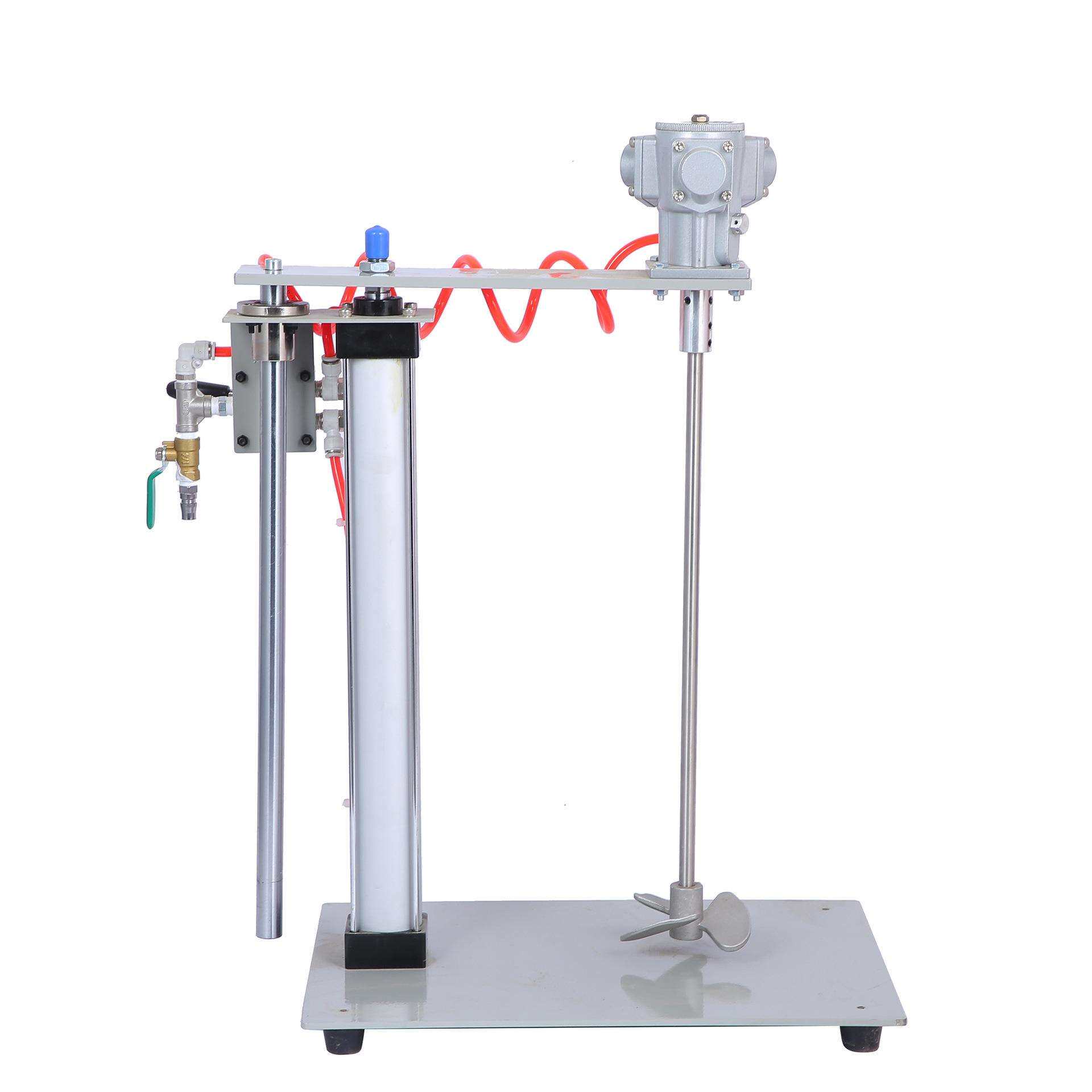 5加仑手动升降式气动搅拌机工业涂料油墨油漆大型不锈钢搅拌机器