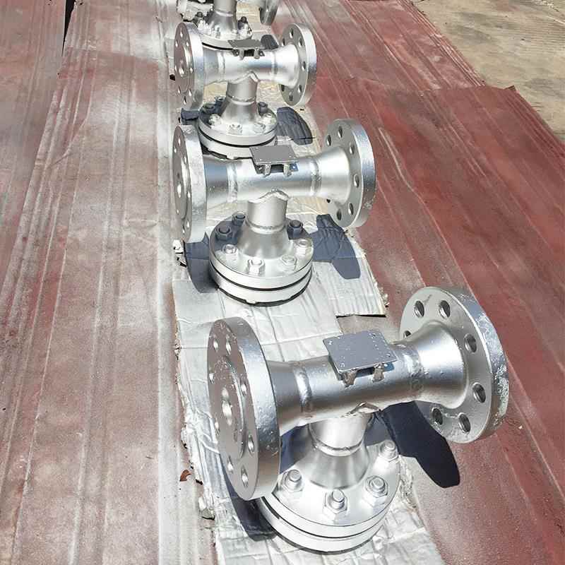 滤厂兰家过QOT型滤器高压力不锈钢三通直流T型过滤器直角法连接过