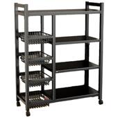 厨房置物架落多层食蔬菜收架家用PAE多功能杂物架靠地墙纳零储物