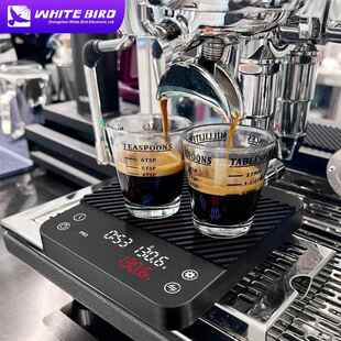 咖啡秤意式手冲智能流速咖啡电子秤粉水比跨境计时称重咖啡电子称