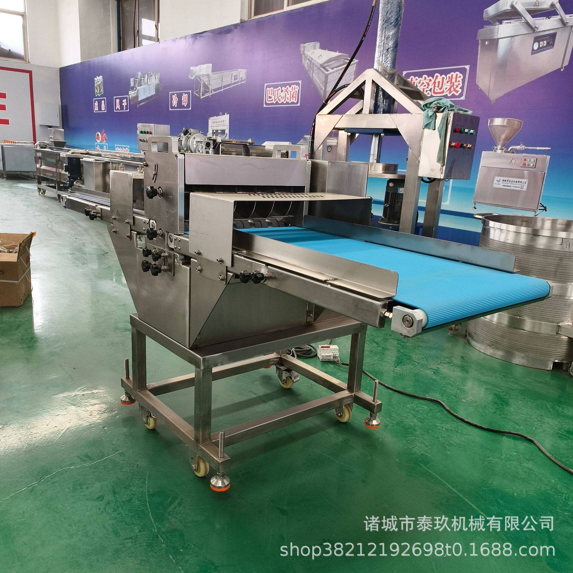 五香带割鱼段机红烧鱼切块机OTD牛肉干切切条板筋机切设备大型剁