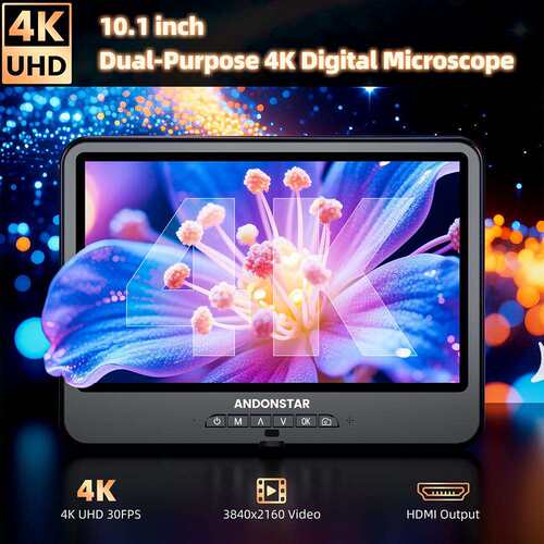 新款AD208SE 显微镜 数码显微镜 HDMI输出4K 超清画质
