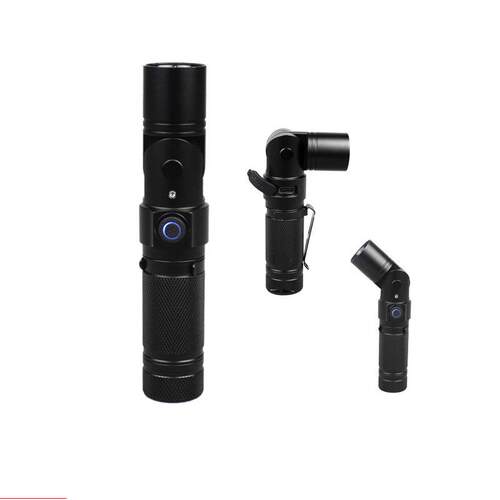 SW2103转角款微型防爆电筒 灯头可0-180°调节角度底部带磁力吸附