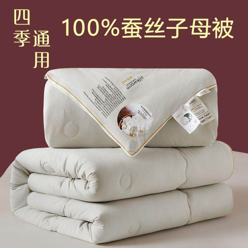 桐乡手工蚕丝被桑蚕丝子母被二合一拉链款春秋被冬被四季通用