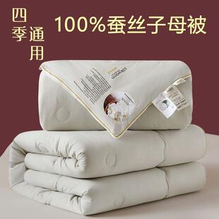 桐乡手工蚕丝被桑蚕丝子母被二合一拉链款春秋被冬被四季通用