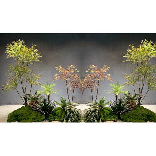 花艺软盆栽造景景观大型蕉假植装布置仿真物旅人绿室内植装饰道具
