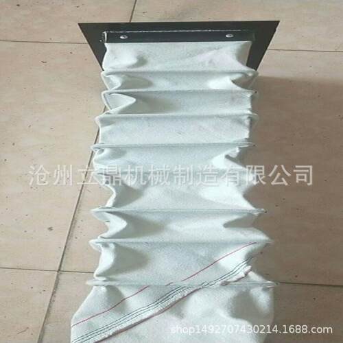 供应风机接口软连接 耐高温伸缩帆布软连接 机械软连接