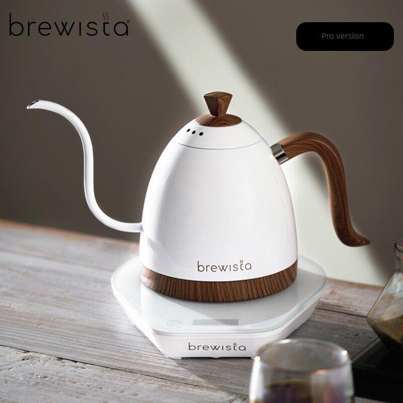 Brewista 智能不锈钢手冲温控壶 咖啡细口壶 电水壶自带加热底座