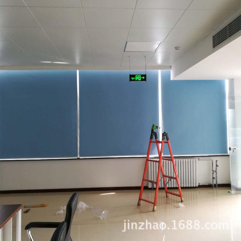 新款直销电动卫生间卷帘学校宿舍酒店遮光窗帘隔热全遮阳帘定制隔