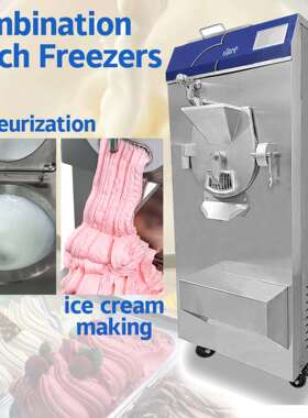 15L缸 巴氏冰淇淋机 2合1巴氏杀菌和Gelato制作设备 特殊电压定制