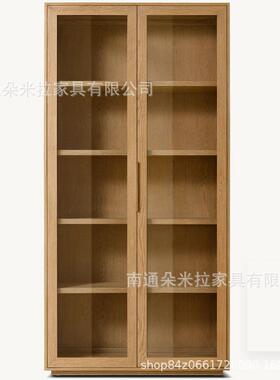 RH美式高端豪华书柜客厅餐边柜储物柜美式乡村家用书柜储物柜