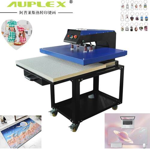 气动单工位大面积烫画机新款带脚架Pneumatic heat press machine