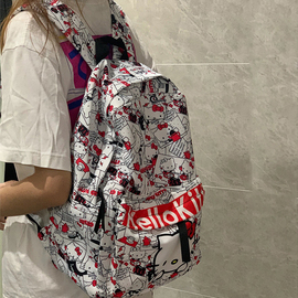 hellokitty书包小初高中女生大学生双肩背包可爱凯蒂猫出游旅行包