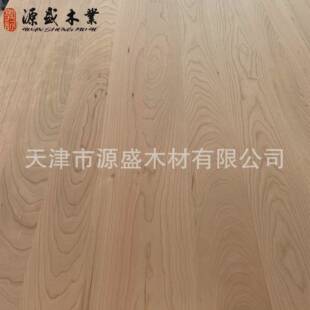 供应红樱桃木直拼板北美北部烘干FAS指接板樱桃木直拼板