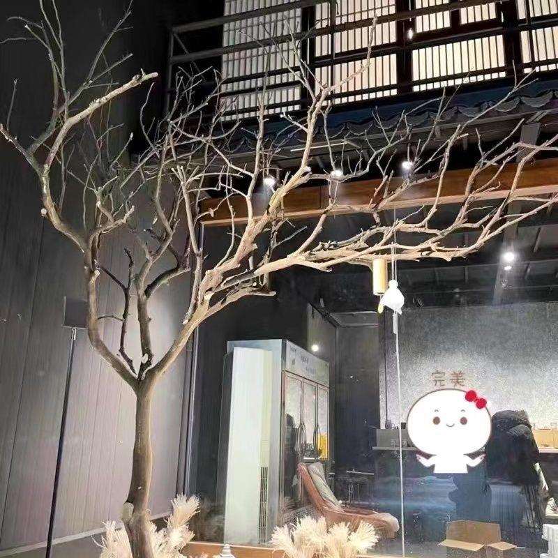造型树装饰树原木造景万圣节树枝树干家居干树枝树干仿真树枝树干
