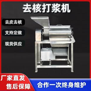 新品 孟津梨榨汁机霍州苹果打浆机小型长把梨自动去核打浆设备 款