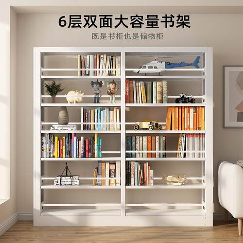 图书馆钢制书架档案室资料架承重防锈金属拆装书房储物架厂家直销