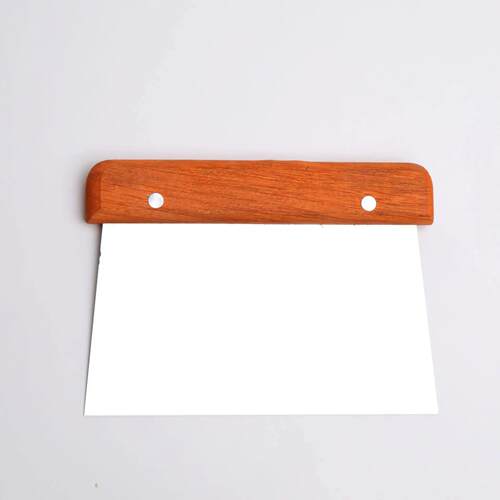 Stainless steel Bake Scraper Trapezoidal Cream Cake Dough Kn