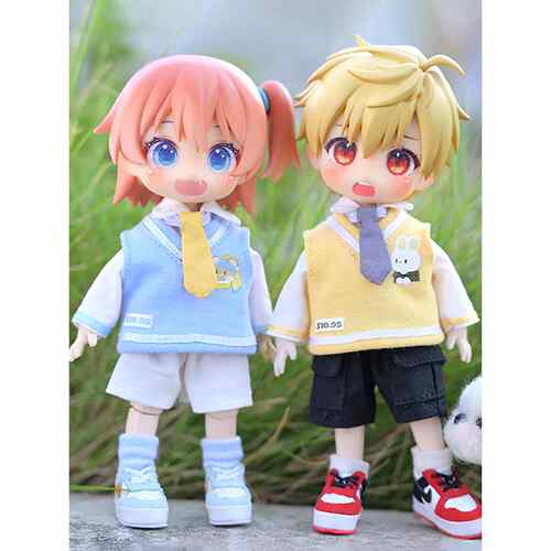 OB11娃衣 名画合集单品 gsc上衣阿巳 素体 12分BJD molly娃娃衣服