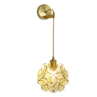 卧室床头小吊灯过道灯走廊灯饰网红黄铜阳台过道玄关入户轻奢吊灯