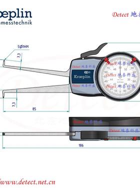 国KROEPLI3N表盘式卡规H23德0内径测量机械卡EFP规0~50mm