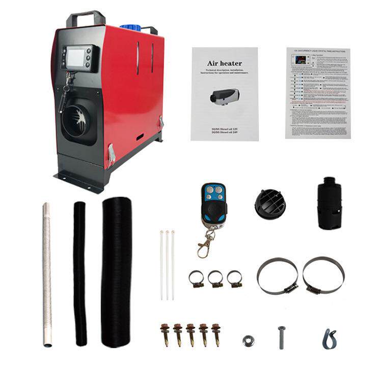 驻车加热器一体机立式-12V/8KW液晶英文显示器（新19液晶）+遥控