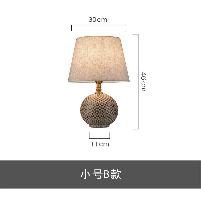 正品欧式灯古典奢华布复古客台灯美式卧室床头灯简约陶瓷艺厅装饰