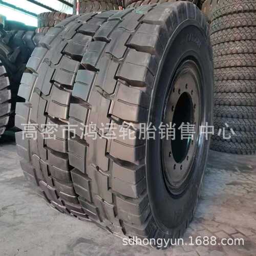 现货12.00-24堆高机实心轮胎 港口叉车轮胎 工程机械轮胎1200-24