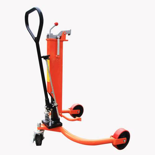手动油桶搬运车DT250轻型鹰嘴/咬嘴式铁桶塑料桶手动液压车手推车